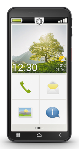 Emporia SMART.ME7 13.8 cm (5.45") Single SIM Android 15 4G USB Type-C 6 GB 128 GB 3500 mAh Black – image 2