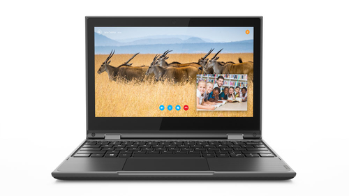 Lenovo - 300e 2nd Gen - WinBook - Intel Celeron N4100 11 a 26GHz 2Core - 4GB SODIMM soldada - 64GB eMMC no expandible - 116 HD 1368x768 Touchscreen - WiFi Dual Band BT WebCam - 1 HDMI 14 2 USB 31 1 USB-C 31 c/DP - MIL-STD-810G - Windows 10 Home- 1 Año de garantía - Black - 81M9S01000