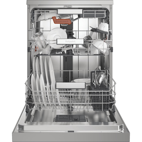Hotpoint H8FHP51XUK 60cm Dishwasher in Stainless Steel Place Setting B - image 4