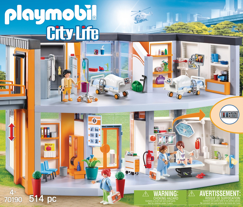Playset City Life Large Hospital Playmobil 70190