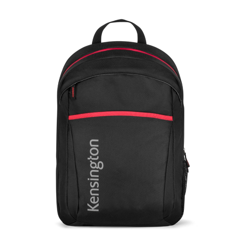 K62626AM Kensington - Carrying backpack - 156 - Polyester - Black and red - 156 black red