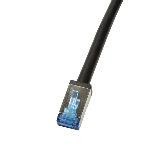 LogiLink CQ7143S netwerkkabel 50 m Cat6a S/FTP (S-STP) Zwart