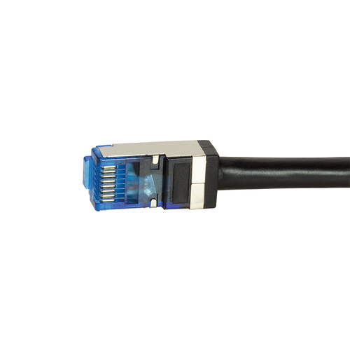 LogiLink CQ7143S netwerkkabel 50 m Cat6a S/FTP (S-STP) Zwart, afbeelding 3