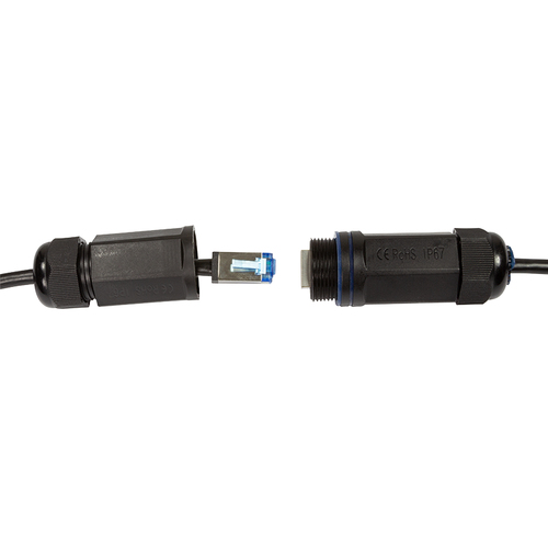 LogiLink CQ7143S netwerkkabel 50 m Cat6a S/FTP (S-STP) Zwart, afbeelding 5