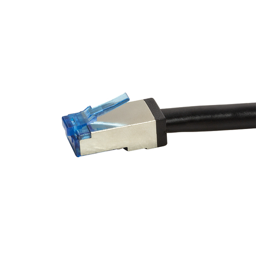LogiLink CQ7123S netwerkkabel 30 m Cat6a S/FTP (S-STP) Zwart, afbeelding 2