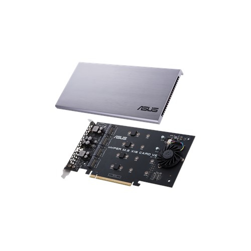 ASUS HYPER M.2 X16 CARD V2. Host interface: PCIe, Output interface: M.2, Expansion card standard: PCIe 3.0. Bandwidth: 128