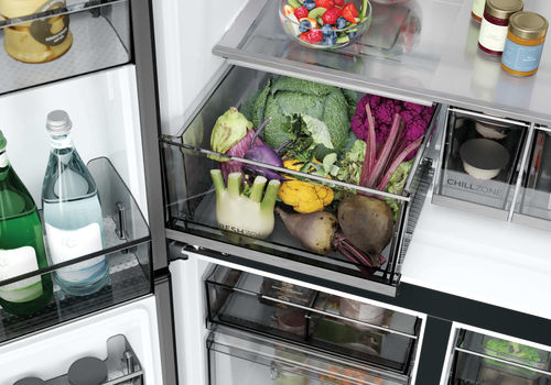 Haier HCR59F18DNMB side-by-side refrigerator Freestanding – image 9