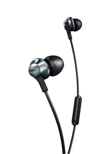 Philips Pro PRO6105BK - Auriculares internos con micro - en oreja - cableado - conector de 35 mm - aislamiento de ruido - negro - PRO6105BK/00