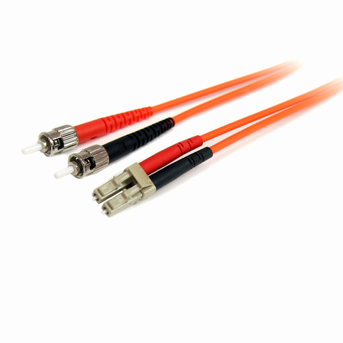 CABLE 2M PATCH FIBRA DUPLEX  MULTIMODO 625/125 LC A ST - FIBLCST2