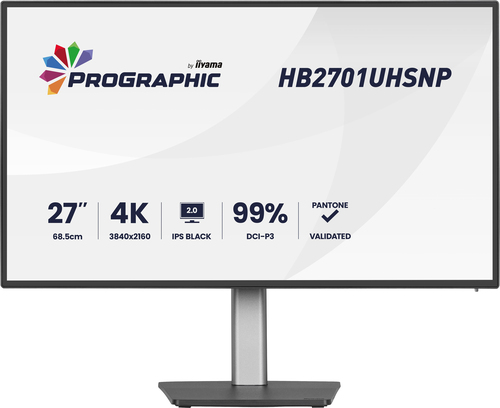iiyama ProGraphic HB2701UHSNP-B1 ledmonitor, afbeelding 2