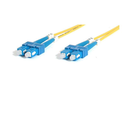 2M FIBER OPTIC CABLE - SINGLE-MODE DUPLEX 9/125 - LSZH - SC/SC