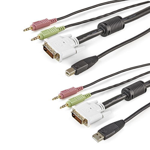 CABLE KVM 1.8M 4 EN 1 DVI-I USB
