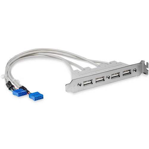 USBPLATE4 BRACKET USB A HEMBRA 4 PUERTOS  ADAPTADOR 