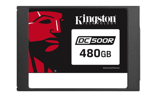 Kingston Data Center DC500R - SSD - cifrado - 480 GB - interno - 25 - SATA 6Gb/s - AES - Self-Encrypting Drive SED - SEDC500R/480G