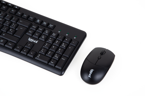 iggual WMK-BASIC keyboard Mouse included Office RF Wireless QWERTY Black – image 4