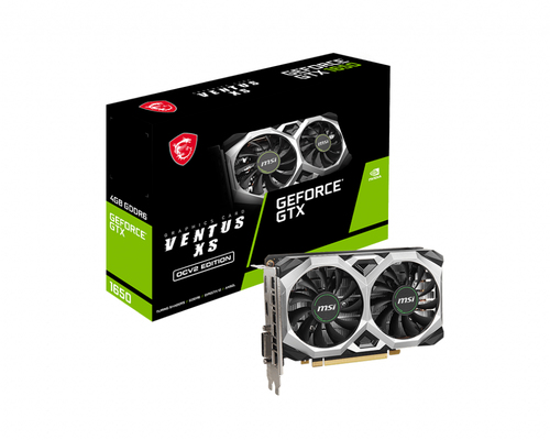 MSI VENTUS GeForce GTX 1650 D6 XS OCV2 NVIDIA 4 GB GDDR6