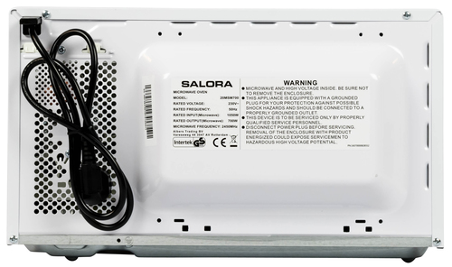 Salora 20MSM700 Solo magnetron Wit, afbeelding 6