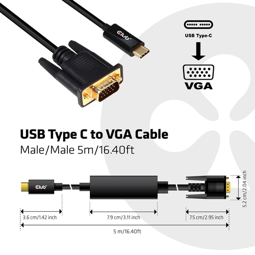 Club 3D - Adapterkabel, afbeelding 2