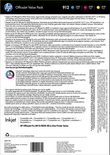 HP 912 Cmy Ink and A4 Paper Office Value Pack - image 2