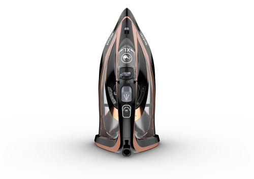 Tefal Ultimate Pure FV9845 Steam Iron - Black & Rose Gold, Black,Pink - image 4