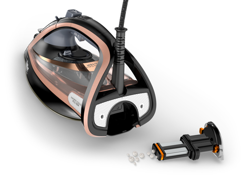 Tefal Ultimate Pure FV9845 Steam Iron - Black & Rose Gold, Black,Pink - image 5