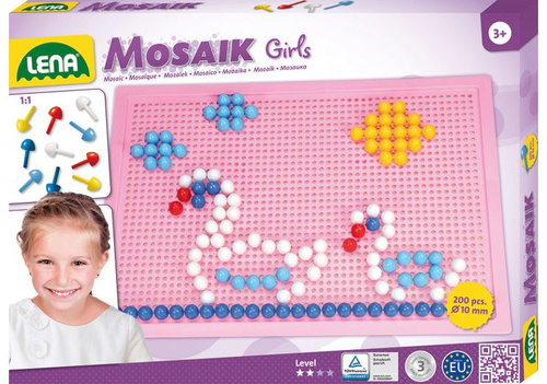 Lena Mosaik Set Sortiment Girls 10mm 200 pcs