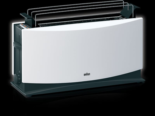 Braun HT 550 SW skrudintuvas 2 griežinėliai Juoda, Balta