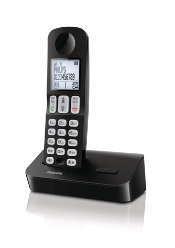 Philips DCTG2801B/93 telephone DECT telephone Caller ID Black