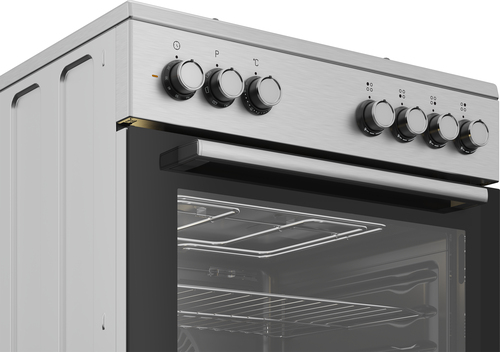 Beko FBE62130GXDN cooker Freestanding cooker Electric Gas Black – image 3