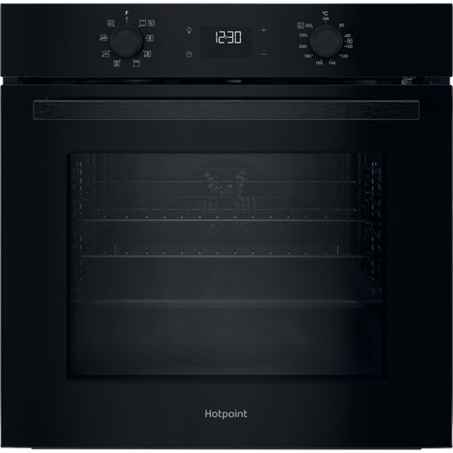 Hotpoint Class 2 Multiflow HO 475P B UK Electric Pyrolytic Oven - Black - image 1