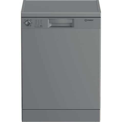 Indesit IN2FE13DT9SUK Full Size Dishwasher - Silver - E Rated, Silver - image 1