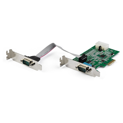 PEX2S953LP TARJETA ADAPTADORA SERIAL  RS232 DE 2 PUERTOS CON UART 16950