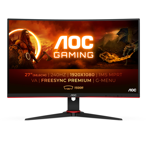 AOC G2 C27G2ZE/BK монитор для ПК 68,6 cm (27") 1920 x 1080 пикселей Full HD LED Черный, Красный