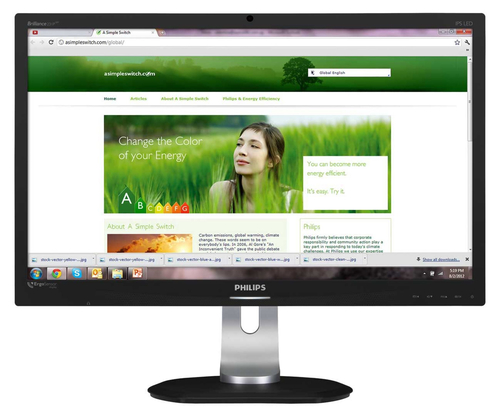 Philips Brilliance IPS LCD monitor, LED backlight 231P4QRYEB/93 – image 2