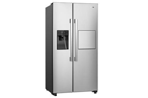 Gorenje NRS9181VXB side-by-side refrigerator Freestanding – image 1