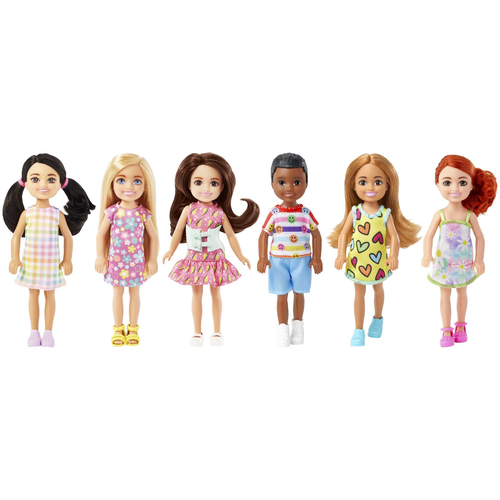 Barbie Chelsea Club 6-Inch Small Dolls with Removable Outfits & Shoes or Sandals (Styles May Vary)