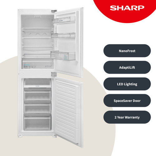 Sharp SJ-BE240M1XS-EN fridge-freezer Freestanding – image 3