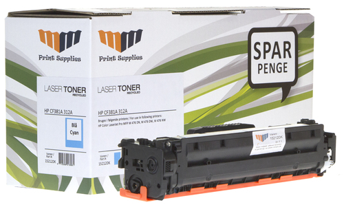 MM Cyan Laser Toner HP 312A / CF381A