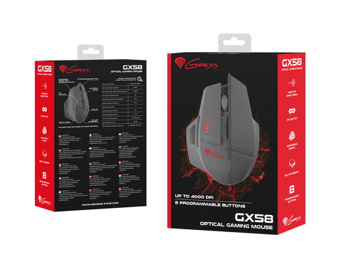 GENESIS GX58 mouse Gaming Right-hand USB Type-A Optical 4000 DPI – image 7