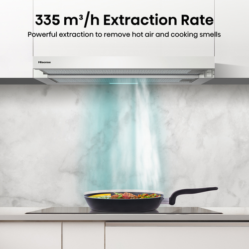 Hisense CH6T10BXUK cooker hood Semi built-in (pull out) Stainless steel 335 m³/h – image 7