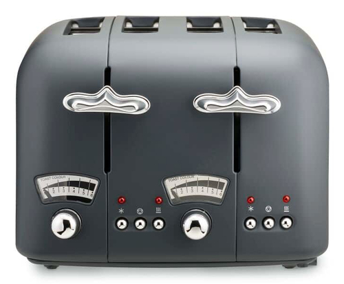 Delonghi De'longhi 4 Slice Argento Toaster Silver Silver - image 1