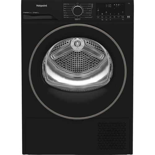 Hotpoint Fabric Care C HD 94M Bbs UK 9Kg Heat Pump Tumble Dryer - Black - A+++ Rated, Black - image 1