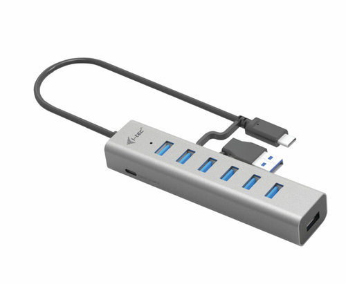 I-tec USB-C Charging Metal HUB 7 Port, afbeelding 2