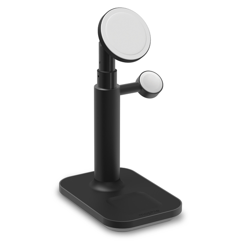mophie 401311461 зарядное устройство для мобильных устройств Смартфон, Умные часы, Наушники, Гарнитура Черный USB Беспроводная зарядка Быстрая зарядка Для помещений