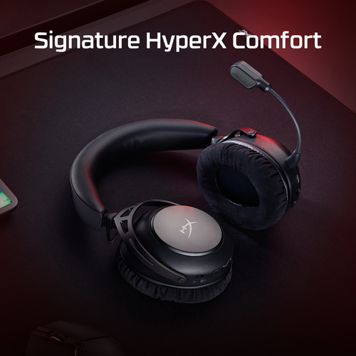 HyperX Cloud Alpha 2 Wireless Gaming Headset – 250 Hours Battery, Dual Chamber Drivers, Multi-Platform Compatibility – Black - image 4