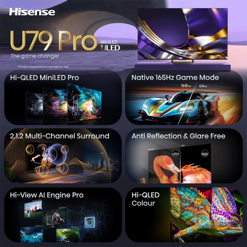 Hisense ULED 55" U79S PRO (2026), afbeelding 3