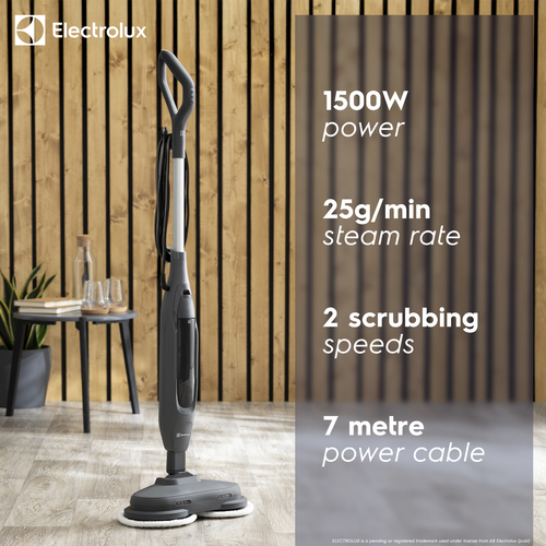 Electrolux FLR00211ELGRY Spin Steam Mop - Grey, Silver/Grey - image 2