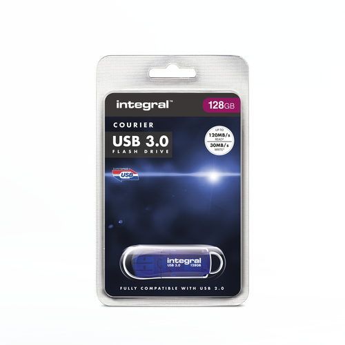 Integral 128GB USB3.0 DRIVE COURIER BLUE UP TO R-120 W-30 MBS – image 7