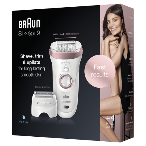 Braun Silk-épil 9 81770434 epilator 40 tweezers White – image 4