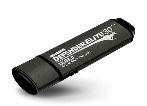 iStorage Kanguru Elite30 USB флеш накопитель 256 GB USB тип-A 3.2 Gen 1 (3.1 Gen 1) Черный